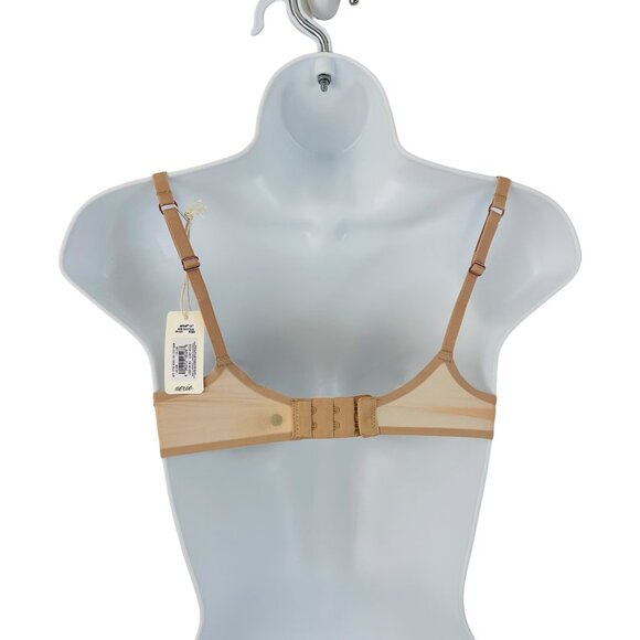 Aerie Women's Size 32B Smoothez Balconette Sheer Mesh Underwire Beige Br… - Picture 3 of 3